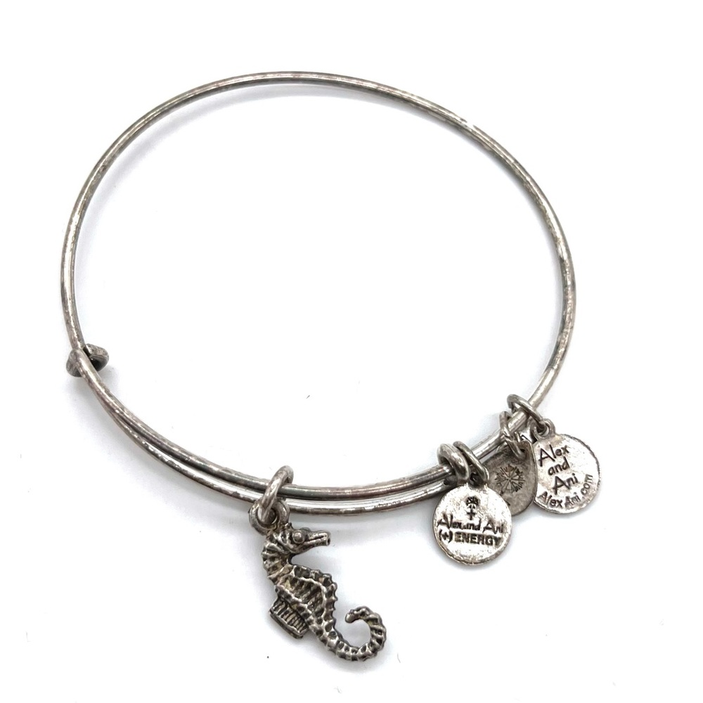 Alex & Ani Sea Horse Charm Silver tone